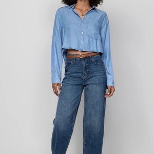 PRELOVED OLIVER LOGAN BARREL LEG HIGH RISE